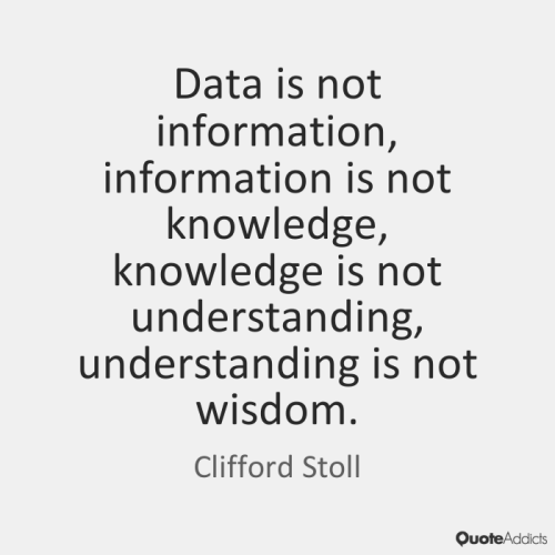 Data Is Not Information